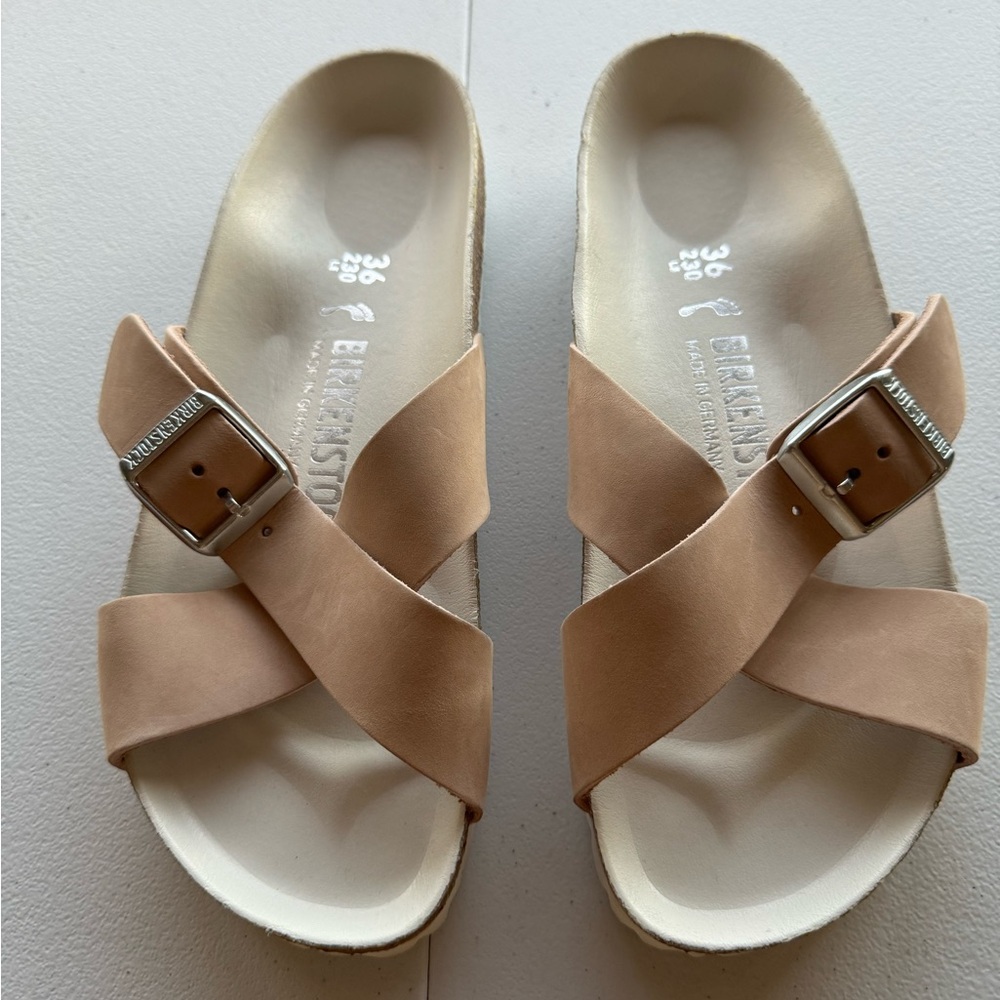 Birkenstock Siena Leather Slide Sandal Size 5.5 -5